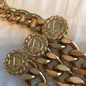 St. John Accessories - St. John Vintage Triple “SJ Medallions “ Belt St. John Accessories - St. John Vintage Triple “SJ Medallions “ Belt